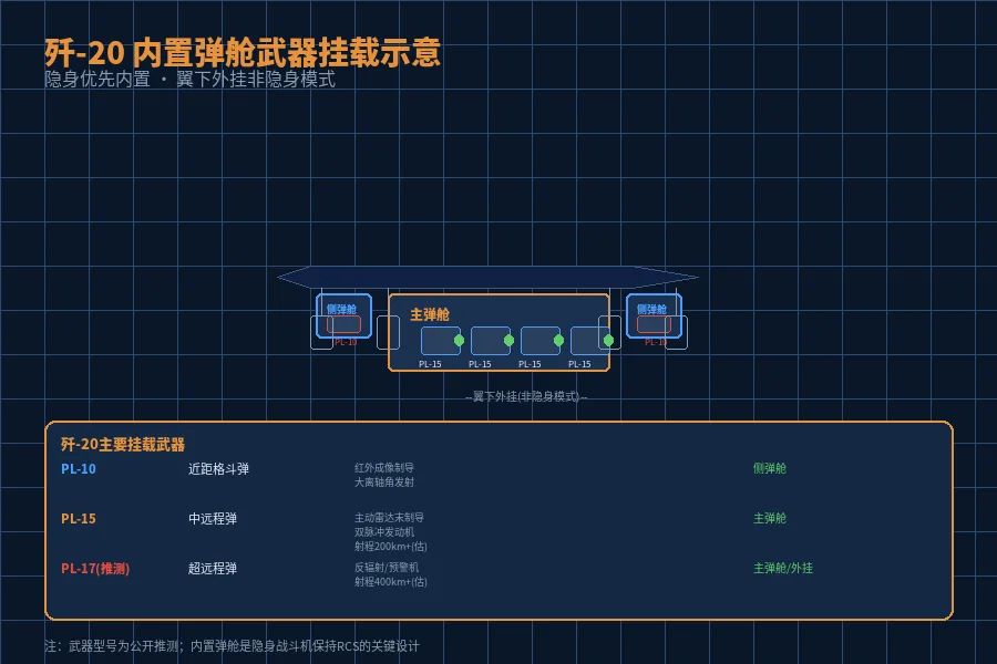 歼-20武器挂载